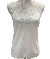 THEORY Silk Camisole Ivory Size Small Photo 0