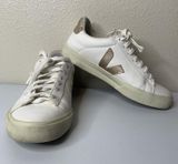 Veja V-10 White Pink Metallic Sparkle Women’s Sz 9 Sneakers Shoes Photo 0