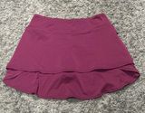 Footjoy Skort Womens Small Tennis Pickleball Layered Golf Skirt Maroon Stretch Photo 0