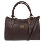 & Co. Core Satchel Tobacco Dark Brown Vegan Leather Handbag Photo 0