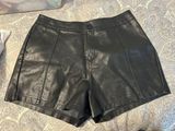 faux leather shorts Photo 0