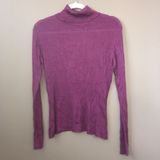 Purple Turtleneck Sweater Size M Photo 0