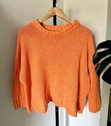 Orange Oversized Sweater Photo 0
