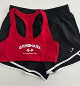 Gymshark M/M Training Contrast Loose Shorts 4" & Team GS Bralette Set Photo 0