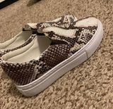Qupid Snake Skin Sneakers  Photo 0