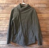 Zella Snowdrift Asymmetrical Zip Sweatshirt XL Photo 0