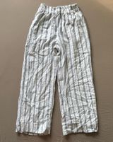 Abercrombie & Fitch Striped Linen-Blend Pull-On Pant Photo 0