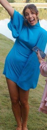 ASTR The Label Dress Mini blue Photo 0