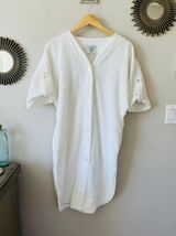Garnet Hill organic cotton cover up robe cardigan Photo 0