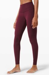 Lululemon Athletica High Rise Align 28” Cassis Colored Leggings W5CTES SIZE 0 Photo 0