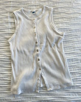 Old Navy White Button-Up Shirt Photo 0