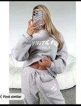 Tik tok white fox sweat suit Photo 0