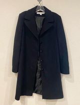Larry Levine Wool Blend Peacoat Size 4 EUC Photo 0