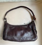 Vintage Fossil Shoulder Bag Brown Leather Photo 0