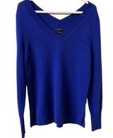 Halogen 100% Cashmere  Sweater - Blue - SZ Medium Photo 0