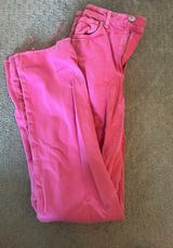ZARA Wide Leg Pink Jeans Photo 0