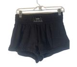 Talentless Black Elastic Waist Boxer Shorts Cotton Women Sz M Photo 0