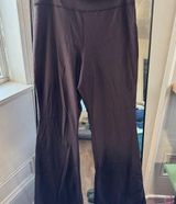 Brown Flared Leggings Photo 0