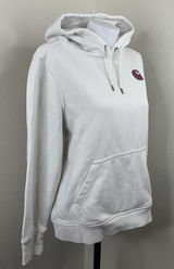 Carhartt Relaxed Fit Hoodie Pullover Off White Women’s Sz L (fits More Like M) Photo 0