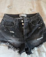 Tilly's RSQ Black Jean Shorts Photo 0