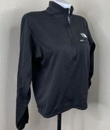 Women’s Sz M 1/2 Zip Black Lt Coat Jacket Ultrawick Photo 0