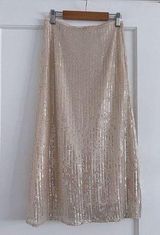 KS Beige sequined skirt Photo 0