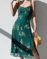 Rihoas Midi Dress Green Size M Photo 0