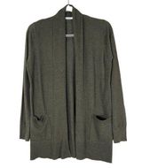 Pink Clover Army Green Cardigan Sweater Size Small NWOT Dark Green Cardigan Photo 0