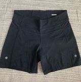 Lululemon Padded Black Spinning Bike Shorts 8 Photo 0