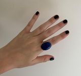 mindful souls Silver Crystal Ring Photo 0