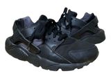 Nike Air Huarache Solid Black Running Shoes Women's 8.5 Activewear Sportswear Photo 0