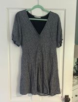 Abercrombie Black Floral Mini Dress Photo 0