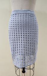 Alexander Wang Gray Small Hole Design Skirt Photo 0