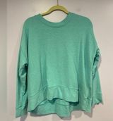 Aerie oversized teal terry sweatshirt Photo 0