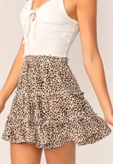 SheIn Leopard Skirt Photo 0