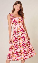 SugarLips Kimbra Floral Ruffled Midi Dress Photo 0