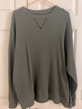 Crewneck Waffleknit Sweater Photo 0