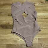 Chic Pink One Piece Swimsuit with High-Cut Leg Photo 0