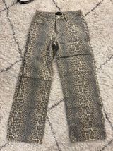 Cheetah Print Jeans Photo 0