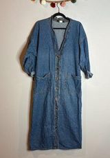 Vintage Orvis denim button down dress Photo 0