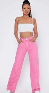 Pink Boyfriend Jeans Size 27 Photo 0