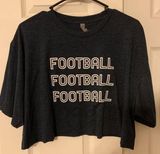 Dish Football Cropped Tee Photo 0