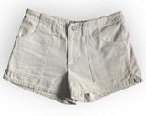 Cream corduroy mid rise shorts, ladies size 6 four pocket by Old Navy Photo 0