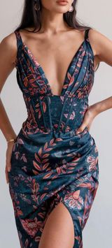 Averie Draped Mini Dress Multiple Size XL Photo 0