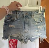 ZARA Jean Shorts Photo 0