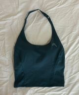 Timeless Halter Neck Mid Vest in Lake Blue Photo 0