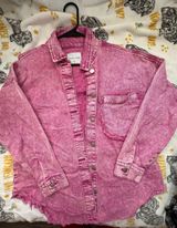 Pink Denim Jacket Photo 0