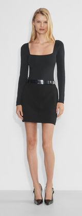 Aritzia Contour Cheeky Squareneck Longsleeve Bodysuit Photo 0