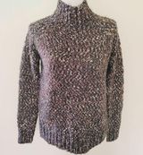 Kensie  marled mockneck sweater size small Photo 0