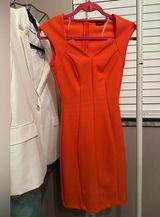 JustFab Orange Dress Photo 0